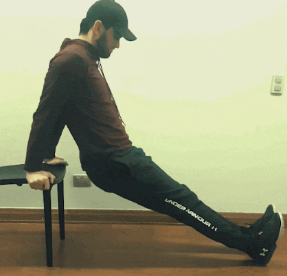 Fondos de triceps en banco